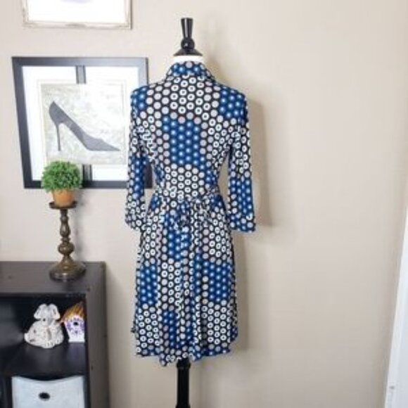 Ellen Tracy ~ Wrap Polka Dot Dress ~ Size S - Picture 3 of 3